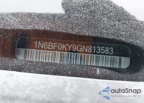 2016 Nissan Nv Cargo Nv2500 Hd S V6 from USA, damaged, VIN 1N6BF0KY9GN813583